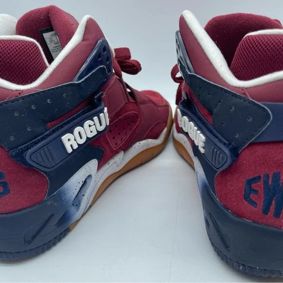 Patrick Ewing Shoes 10.5 Men’s Maroon White Rogue Lace Up High Tops